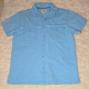 St. John's Bay Sky Blue Casual Button Down Shirt